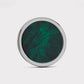The Venom by Doubloon features a lightweight Titanium build, a glossy silver rim, and a dark green swirling marbled center, displayed on a plain white background.