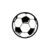 The Soccer Ball Ball Marker by Ballmarkers.com features a classic black and white hexagon-pentagon pattern, displayed on a plain white background.