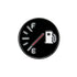The Empty Tank Ball Marker by Ballmarkers.com features a round fuel gauge design on a black background, with “F” at the top, “E” at the bottom, a white gas pump icon on the right, and its needle pointing near empty.