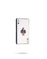 The Ace of Spades Ball Marker by Pins and Aces stands upright against a white background, casting a faint shadow—its bold, striking presence evokes the elegance of a premium golf accessory.