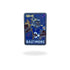 The Baltimore Trading Card Ball Marker by Pin Creatures is a colorful enamel pin showing a football player in a blue jersey (