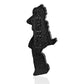 The Blazy Susan Silhouette Ball Marker by Pins and Aces is a black, textured pin shaped like a standing person in profile, ideal as a premium golf accessory or magnetic hat clip, shown elegantly against a white background.