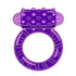 The Bunkers & Rough Cock Ring Ball Marker is a purple silicone pleasure ring with a textured, studded top section and a circular band at the bottom.
