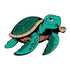 This Sea Turtle Ball Marker from Ballmarkers.com features a cartoon green sea turtle with a brown shell and pipe, making it a fun and unique ocean-themed golf accessory for sea turtle lovers.