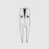 A playful Caddy divot tool by Guerrilla Golf, designed to resemble a white lab coat, features a green number 25 and a small green dinosaur on the chest pockets, making it a unique golf accessory, displayed against a plain gray background.