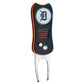The MLB Switchfix Divot Tool with Ball Marker by MLB features a black and orange grip, Detroit Tigers logo on a round plate, and includes a magnetic ball marker. Part of the MLB Team Switchfix Divot Tools collection.