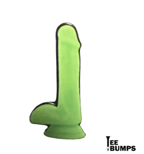 The BAG-O-DICKS Ball Markers (4-pack) by Golf Gear Heaven features glossy green enamel pins shaped with bold humor—perfect for female golf fans looking to add a playful touch to their gear.
