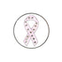 The Evergolf Pink Cancer Ribbon Crystal features a pink rhinestone ribbon symbolizing breast cancer awareness, centered in a black circle on white—perfect as a golfer gift or golf accessory.