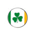 The Evergolf Irish Flag ball marker showcases the green, white, and orange colors with a central shamrock. Made from high quality metal, it’s a perfect addition to your golf accessories collection.