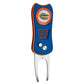 The ACC College Switchfix Divot Tool with Ball Marker by Switchfix features a University of Florida Gators logo, blue and orange colors, textured grip, metal forked end, and a handy magnetic ball marker.