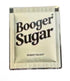 A small beige packet labeled Booger Sugar in bold letters, with Sugar Packet printed at the bottom, this Tee Bumps Booger Sugar Ball Marker captures classic diner vibes by cleverly mimicking a standard sugar packet—but with a playful golf-inspired twist.