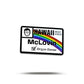 The Bogey Bros McLovin novelty Hawaii driver license features a rainbow design, cartoon face, and Organ Donor box—perfect for fans of beer-themed humor seeking a fun, unique collectible.