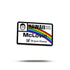 The Bogey Bros McLovin novelty Hawaii driver license features a rainbow design, cartoon face, and Organ Donor box—perfect for fans of beer-themed humor seeking a fun, unique collectible.