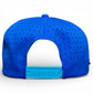 The Logie Joe's Golf Water Ball Golf Hat is an adjustable blue snapback cap with ventilation holes, and comes with a built-in magnetic ball marker holder plus marker.
