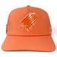 The Logie Joe’s Golf Orange Dream Golf Hat is an adjustable snapback cap featuring a playful graphic of a melting orange popsicle with a bite taken out of it on the front panel. This stylish orange baseball cap also includes a built-in magnetic ball marker holder and comes with a marker.