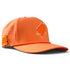Introducing the Orange Dream Golf Hat by Logie Joe’s Golf—a vibrant orange snapback cap featuring a bold popsicle graphic on the front and a small orange popsicle pin attached to the side. Thoughtfully designed with a curved brim, perforated side panels, and an adjustable fit, this hat also includes a built-in magnetic ball marker holder with marker for convenience on the course.