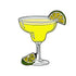 A stemmed margarita with lime inspires the Margarita Ball Marker by Ballmarkers.com—ideal for adding a fun cocktail touch to your golf accessories.