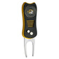 The ACC College Switchfix Divot Tool with Ball Marker by Switchfix features a University of Missouri Tigers logo, black textured grip, yellow edges, two metal prongs, and a magnetic marker for easy use on the course.