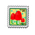 The December Mushroom Stamp Ball Marker from Ballmarkers.com features three red mushrooms on a yellow background with blue stars, labeled “Forever 69¢” and “12.2025”—perfect for collectors or as a unique golf ball marker.