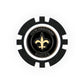 Show your team pride on the course with this NFL Team Ball Marker. Featuring a black and white poker chip design, it displays the New Orleans Saints gold fleur-de-lis logo and "NEW ORLEANS SAINTS" text. Officially licensed NFL gear.