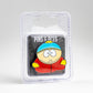 The South Park Ball Marker - Cartman by Pins and Aces features Eric Cartman's iconic look, packaged in clear plastic—ideal for South Park golf fans or collectors of premium golf accessories.