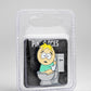 The South Park Ball Marker - Butters by Pins and Aces features a blond character, in South Park golf gear style, surprised on a toilet and comes in plastic packaging with a gray background.