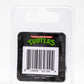 Clear plastic packaging with barcode label features the TMNT - Shell Shock Ball Marker from Pins and Aces, TMNT logo, copyright info, and text showing it's made in China by Viacom Overseas Holdings C.V. Ideal for Teenage Mutant Ninja Turtles golf fans.