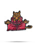 Add character to your golf gear with the TMNT - Splinter Ball Marker by Pins and Aces, featuring a stylized brown rat in a red robe meditating—perfect for Teenage Mutant Ninja Turtles fans.