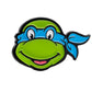 Show off your love for Teenage Mutant Ninja Turtles with the TMNT - Leonardo Ball Marker by Pins and Aces, featuring a smiling turtle head with green skin and a blue mask—the perfect golf accessory for any TMNT fan.