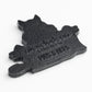 A black, textured TMNT - Splinter Ball Marker pin by Pins and Aces with “Nickelodeon PIN STAGES” raised on it. Great for Teenage Mutant Ninja Turtles fans and golf accessory collectors. Shown on a white background.