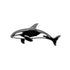 The Killer Whale enamel pin from Logie Joe&