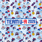 Patterned with winter sports athletes, medals, flags, skates, pucks, torches, and golf gear. Centered is a bold blue, red & white “TEAM USA 2026 WINTER GAMES” logo—perfect for the Ballmarkers.com Team USA Ball Marker Bundle - A.