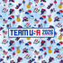 Patterned with winter sports athletes, medals, flags, skates, pucks, torches, and golf gear. Centered is a bold blue, red & white “TEAM USA 2026 WINTER GAMES” logo—perfect for the Ballmarkers.com Team USA Ball Marker Bundle - A.