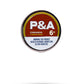 A round container labeled Pins and Aces 6 Milly - Cinnamon Ball Marker appears on a white background. Warning: This product results in birdies. Includes magnetic ball marker for the perfect golf accessory combo.