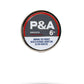 A round 6 Milly - Smooth Ball Marker by Pins and Aces sits on a magnetic enamel-painted surface with the warning, "This product results in birdies. Birdies can be very addictive," on a white background.