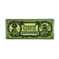 The Kolorspun One Exposure Golf Ball Marker is a rectangular marker styled like a dollar bill, with ONE EXPOSURE in the center, a pyramid and eye on the left, and an eagle on the right—all in green. A unique gift for any golf enthusiast!.