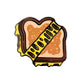 The Kolorspun Grilled Cheese Sandwich Golf Ball Marker is a cartoon-style enamel pin—perfect as a quirky custom marker or unique golf gift for fun-loving players.