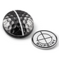 The One Rail Ball Markers by OnPointGolf.us feature a black and white golf ball-style putting aid paired with a 3D target-design ball marker labeled "ONPOINT" at the bottom.